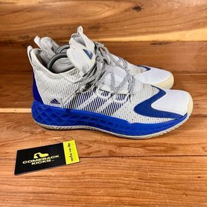 Adidas Pro Boost Low Men’s Size 8 Blue/White Sneakers Shoes